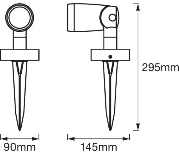 Ledvance - LED RGBW Kültéri lámpa SMART+ SPOT LED/4,5W/230V IP65 Wi-Fi