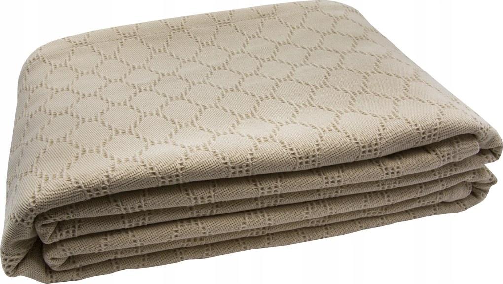 Ágytakaró 240X260 Holly Design Beige 100% Cotton