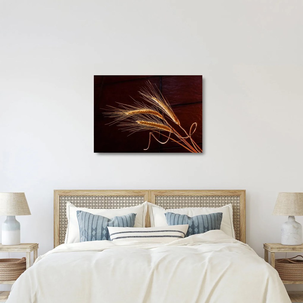 Kép - Rozsfül részlete (üvegen) (70x50 cm)