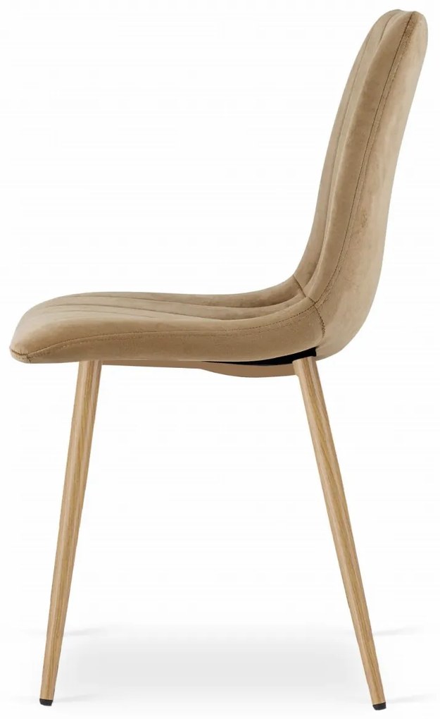 Barna étkezőszék LAVA bársony