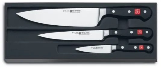 Wüsthof - Konyhai kés készlet CLASSIC 3 db fekete