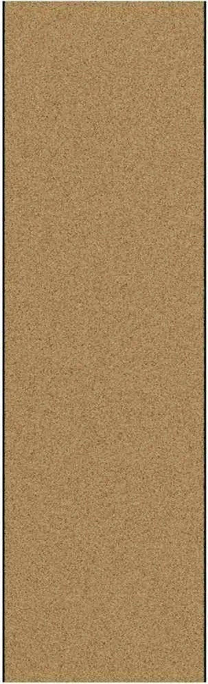 vidaXL Ajtószőnyeg Egyéb Krém és fekete 120 x 400 cm Poliamid és PVC