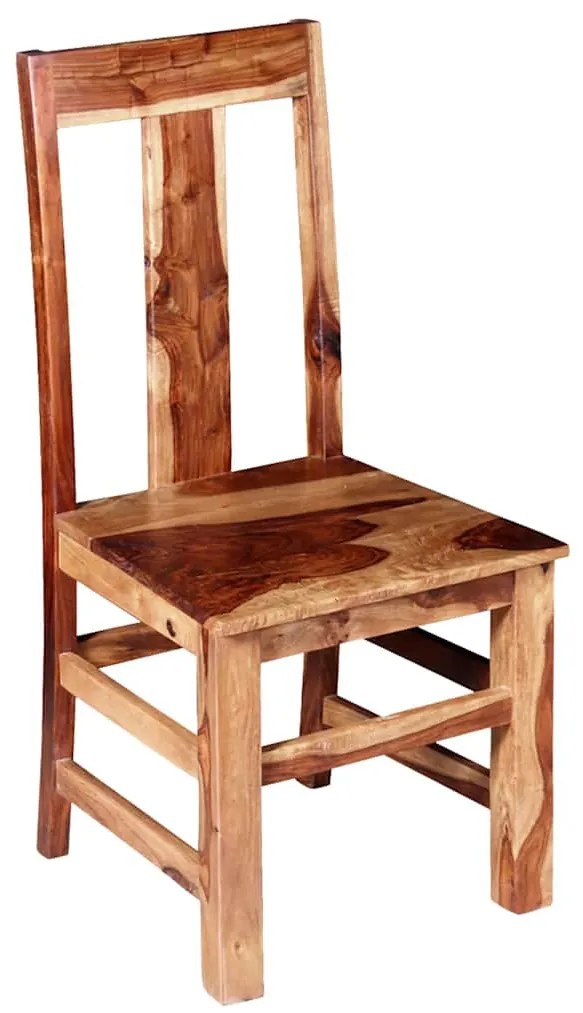 4 db tömör fa étkezőszék