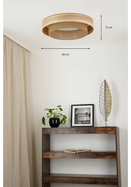 Brilagi - MONTANA BOHO LED mennyezeti lámpa 26W, 60 cm, barna