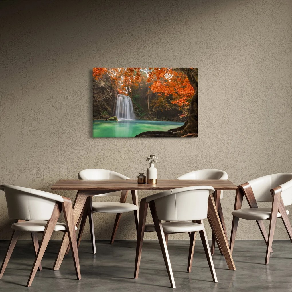 Kép - Vízesés Thaiföldön (90x60 cm)