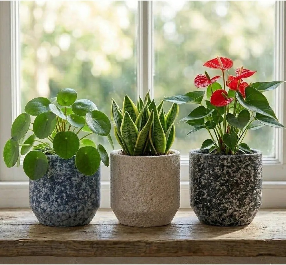 Kerámia kézzel készített kaspó ø 14 cm Almada – Ego Dekor