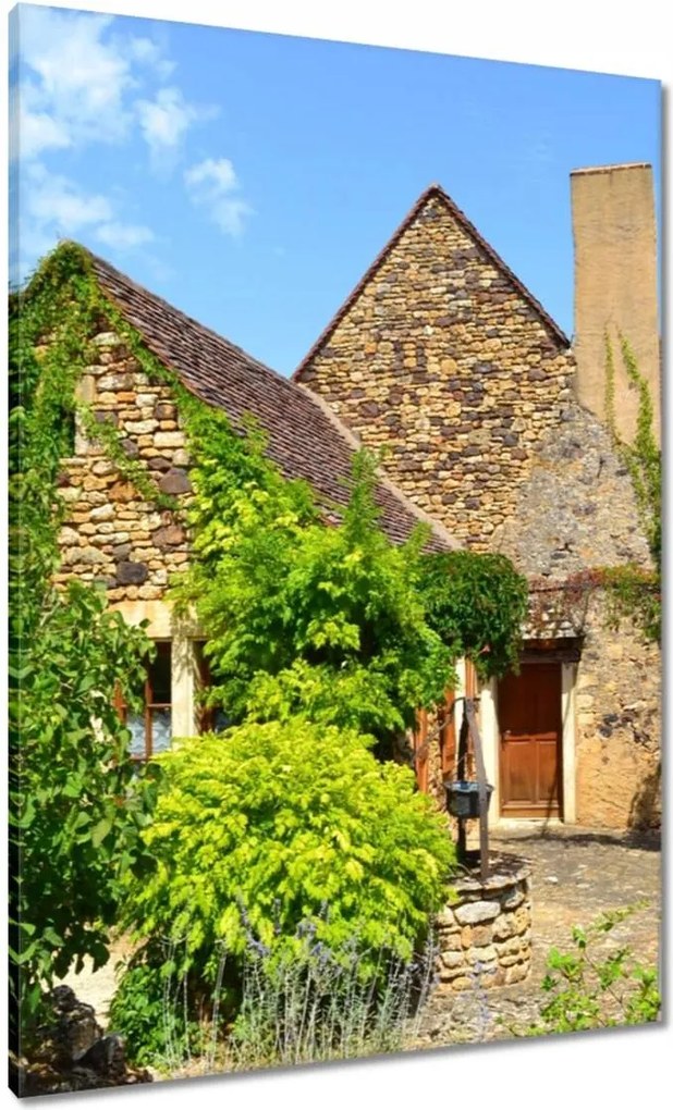 Vászonkép 70x100 Provence házikó