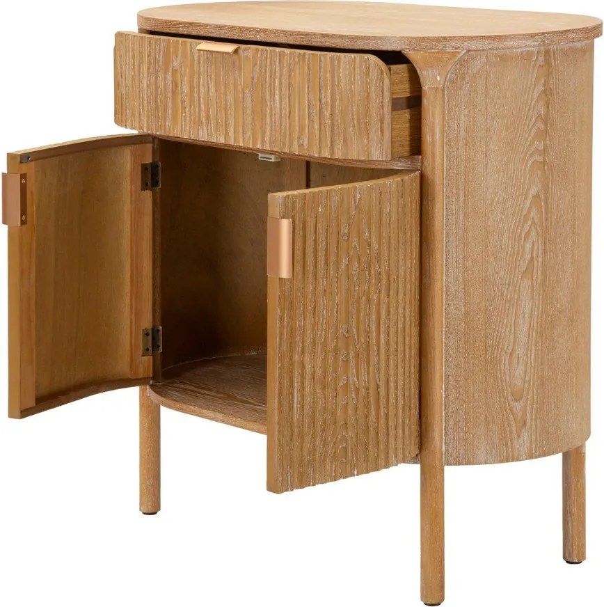 Natúr színű jegenyefenyő komód 81x82x46 cm Gothenburg – Mauro Ferretti