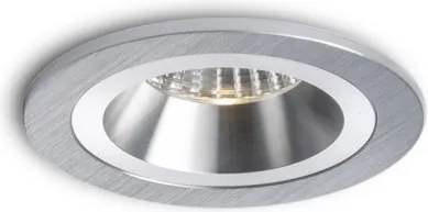 RENDL MAYDAY CC süllyesztett lámpa szálcsiszolt alumínium 230V/700mA LED 9W 2700K