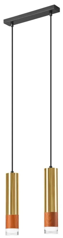 Csillár zsinóron AURELIA 2xGU10/10W/230V