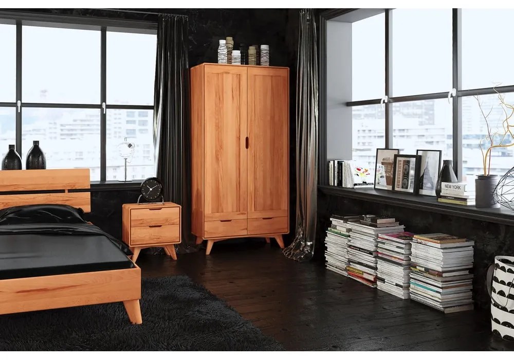 Bükkfa ruhásszekrény 90x180 cm Greg - The Beds