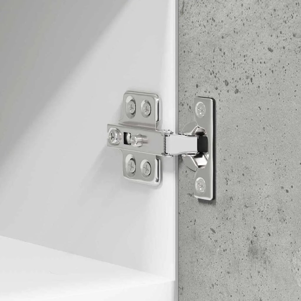 Függő szekrény Riga 2 pcs Beton szürke és fehér 30 x 31 x 40 cm