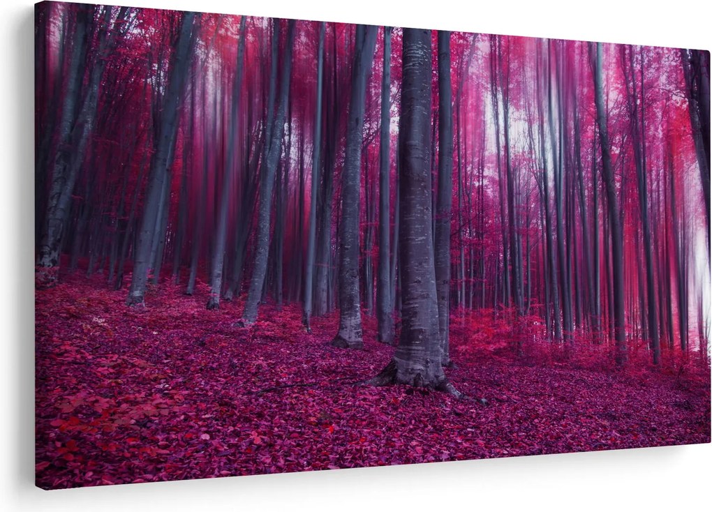 Egy rózsaszín erdő képe (90x60 cm)