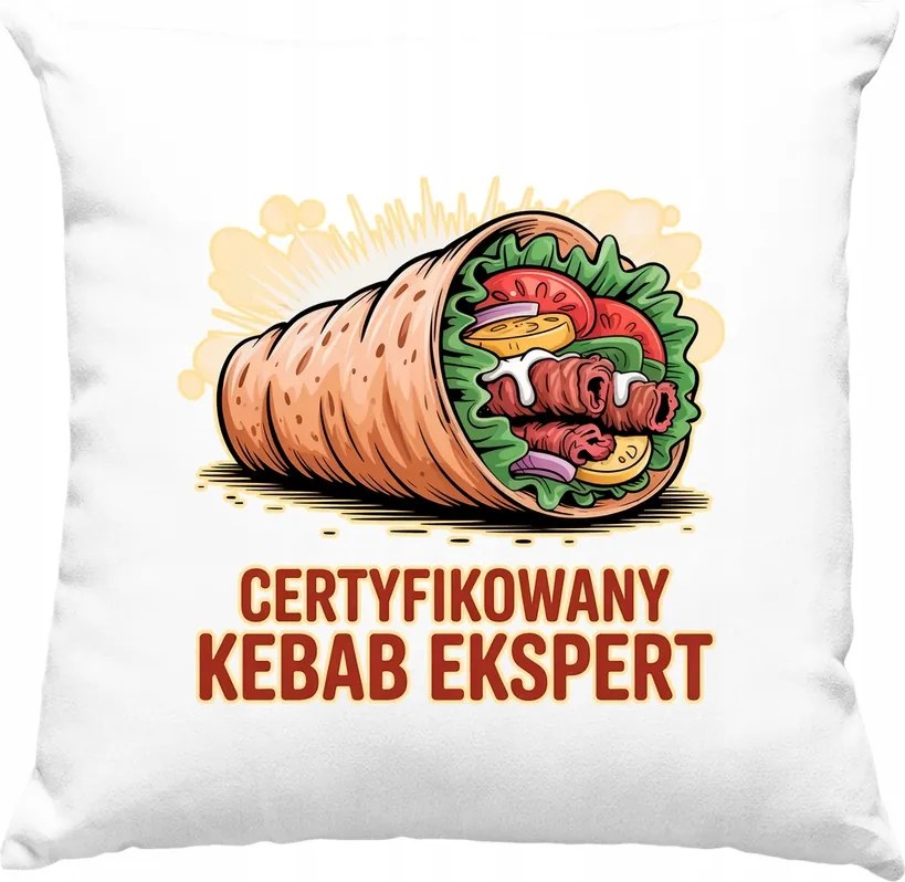Kebab párna szakértő mém vicc fehér