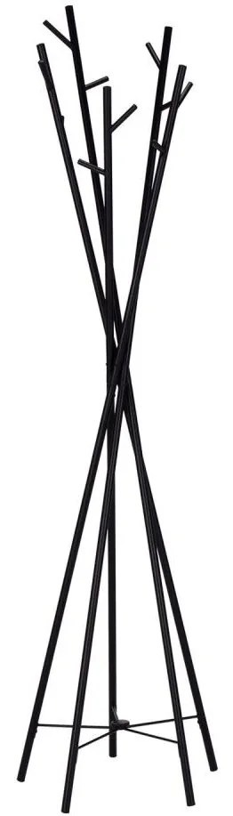 Kabáttartó 180x50 cm fekete