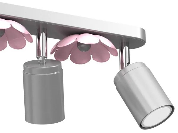 Spotlámpa FLOWER 3xGU10/8W/230V matt króm
