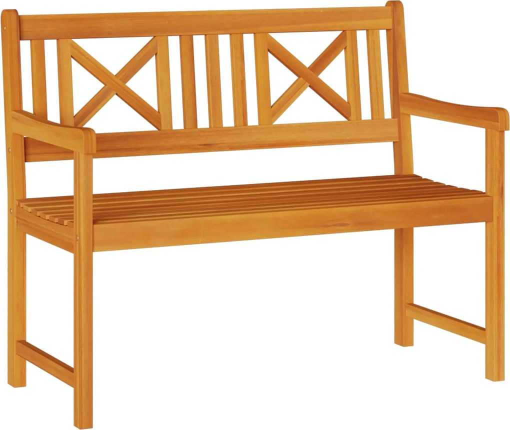 vidaXL Kerti pad Barna 110 x 56 x 90 cm Tömör Akácfa