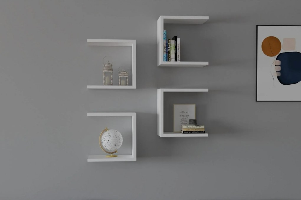 Fali polc base - white