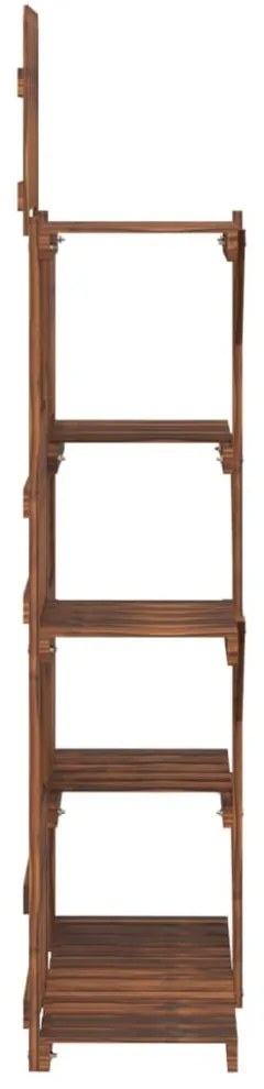 tömör fenyőfa virágtartó állvány 60 x 25 x 130 cm
