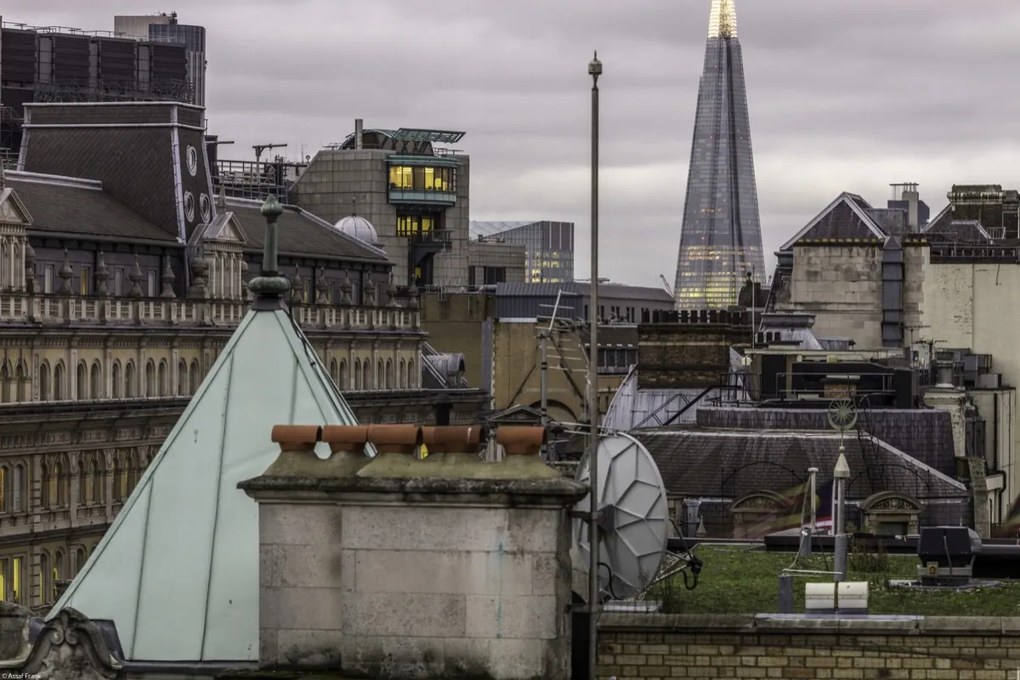 Poszter 45x30cm London városkép The Shard, Assaf Frank