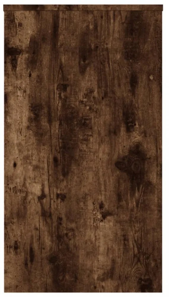 füstös tölgy színű szerelt fa íróasztal 90 x 40 x 72 cm