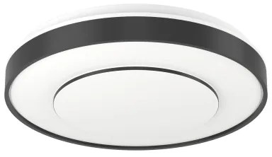 Eglo 300688 -LED RGBW fényerőszabályozható mennyezeti lámpa MONTERIGGIONI-Z LED/18,5W/230V fekete+távirányító