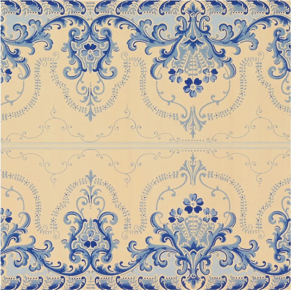 Fotótapéta Fali tapéta Hálószoba Nappali Kék díszek 250x250