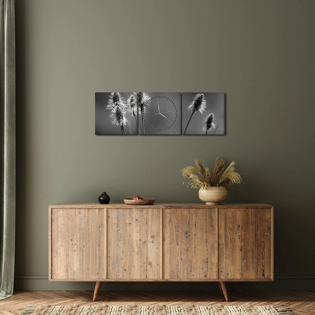 Kép - Bézs színű puha fű N⁰2 (órával) (90x30 cm)
