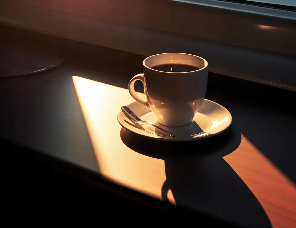 Poszter 65x50cm Kávé a reggelben