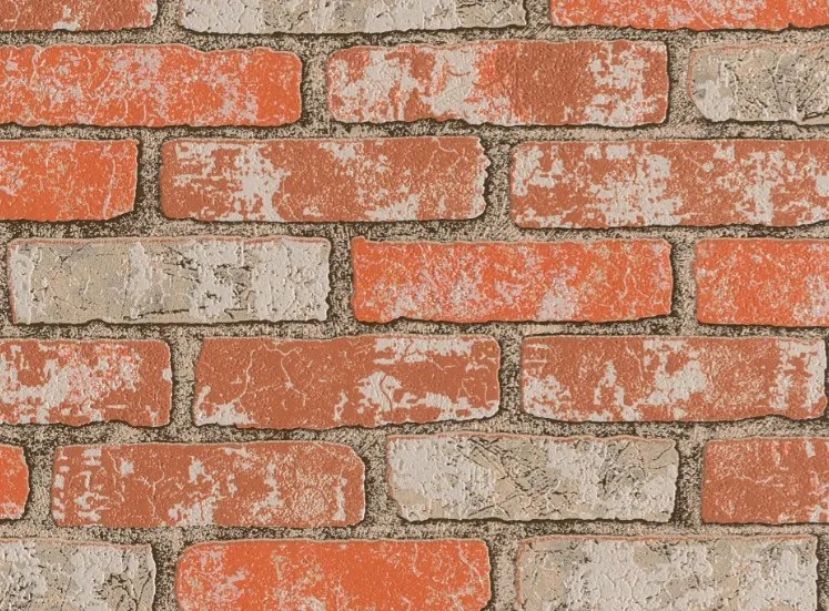 Fali tapéta tégla piros 5777-12