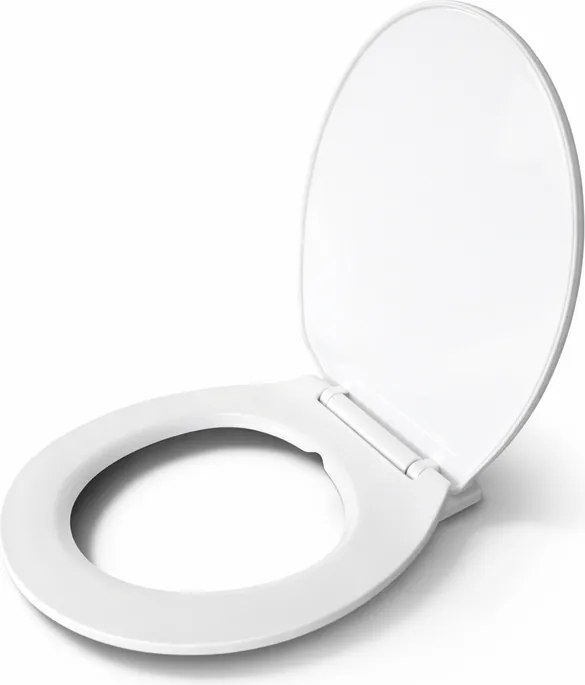 SOFTY WC ülőke, lágy záródású, fehér, műanyag, lecsapódásgátlós