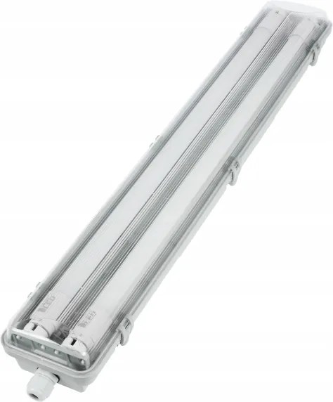 LED műszaki fénycsöves lámpatest T8 2xG13/10W/230V 6000K 60 cm IP65 fehér