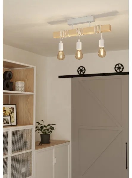 Eglo 44082 - TOWNSHEND felületre szerelhető csillár 3xE27/60W/230V