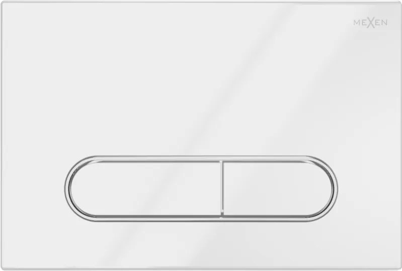 Mexen Fenix 11 öblítőgomb, fényes fehér - 601100