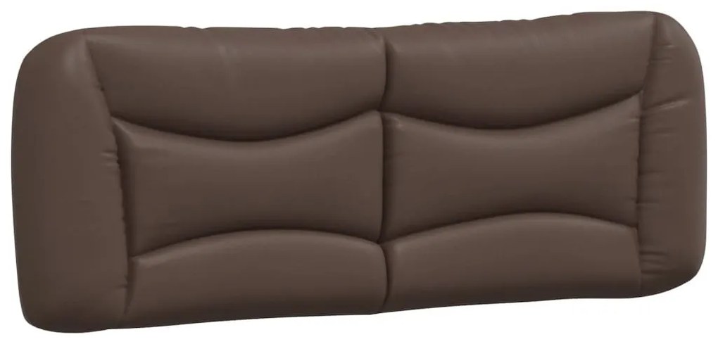 barna műbőr fejtámla párna 140 cm