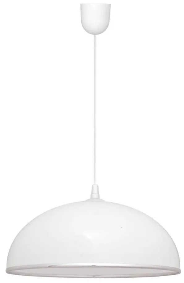 Csillár zsinóron CIRCLE 1xE27/15W/230V fehér