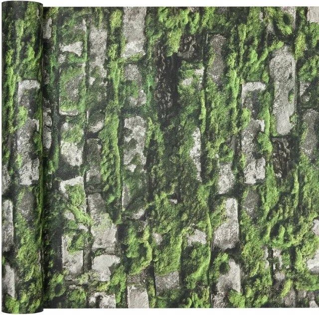 3d tapéta, mint fotótapéta Moha a köveken vinil flizelin