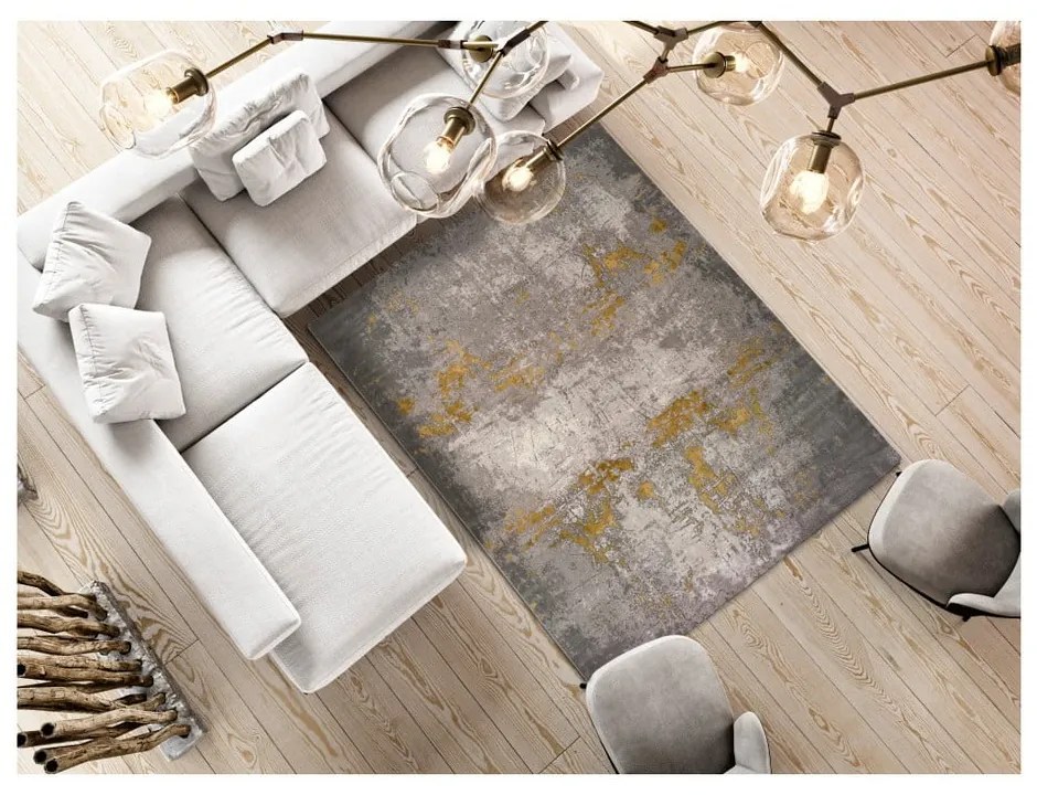 Mesina Mustard szőnyeg, 80 x 150 cm - Universal