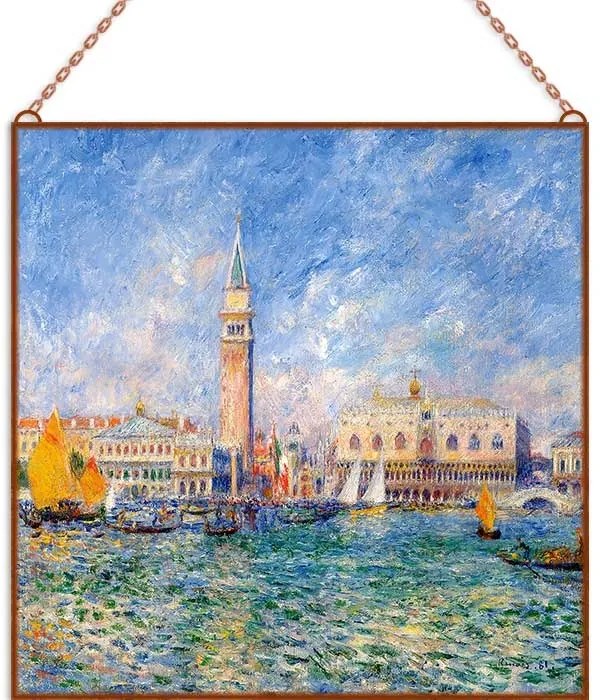 Renoir-Doges Palace Venice üvegkép, falikép