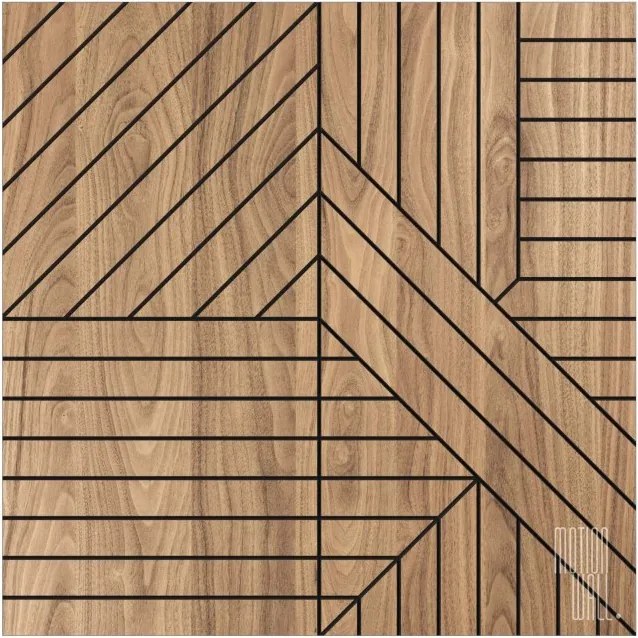 ÁTLÓS DIÓ 60x60 MDF FALPANEL 17MM