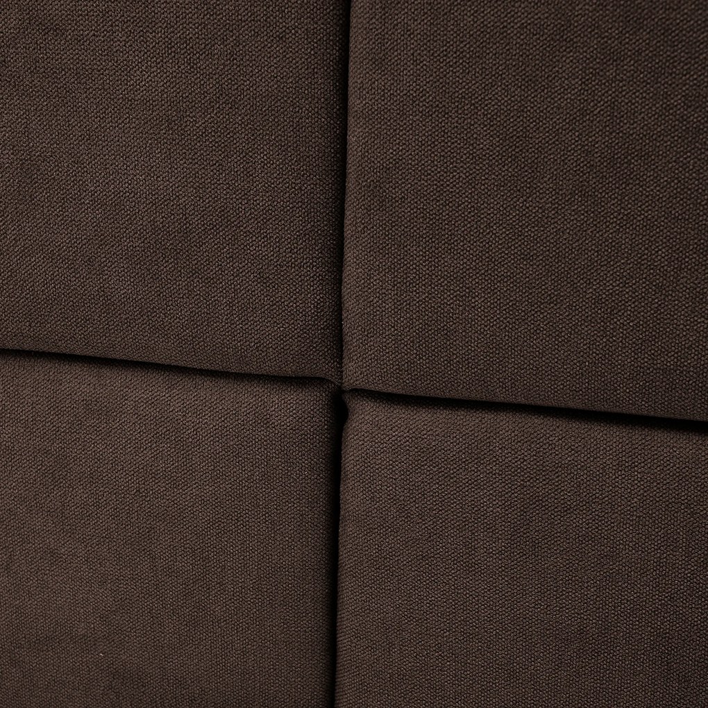 Boxspring ágy, 200x200, barna, APRIL