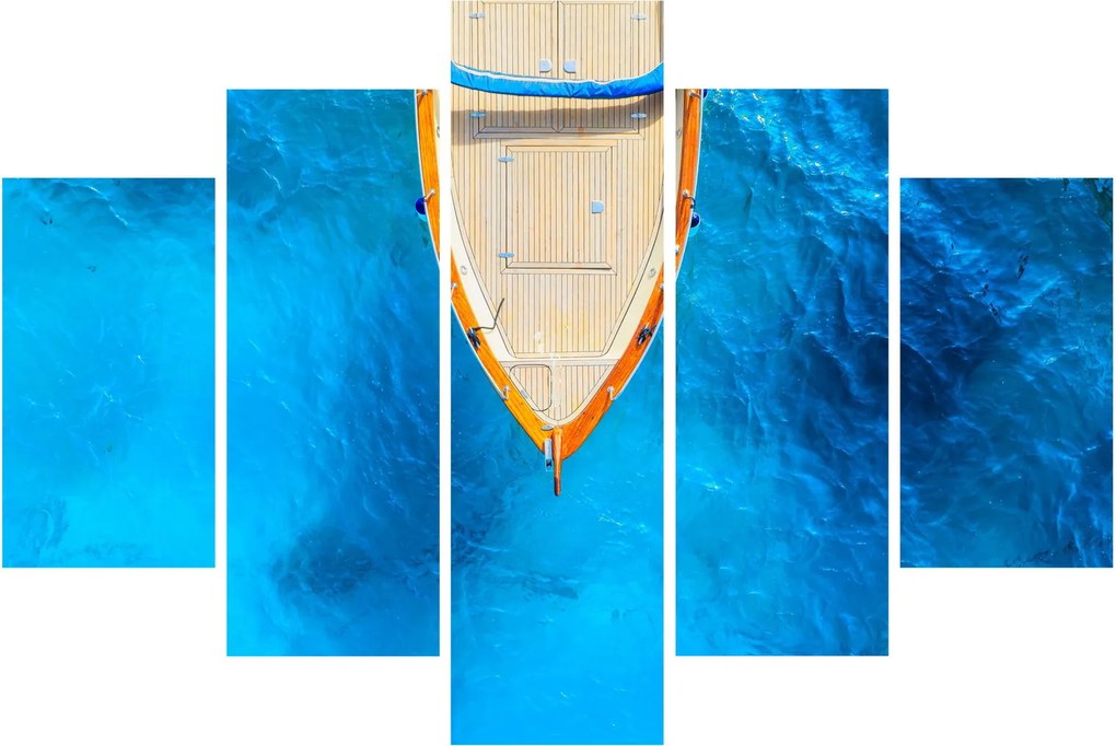 Kép - Nyári hajó (150x105 cm)