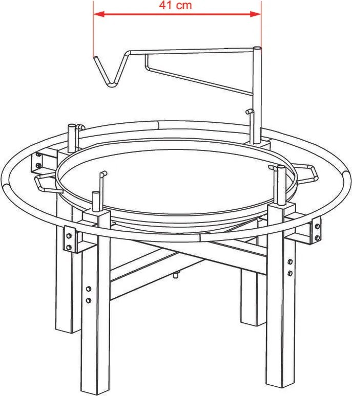 Avenberg KENTUCKY Multifunkciós tűzrakóhely + grill elektromos tűvel