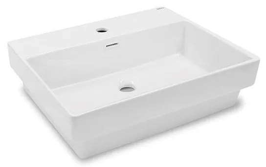 Bathco 0062 - Beépíthető mosdó FUNCHAL 55x45 cm porcelán/fehér
