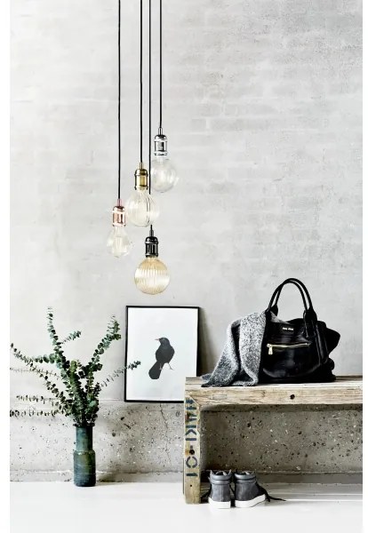 Nordlux - Tápkábel AVRA 1xE27/60W/230V fekete