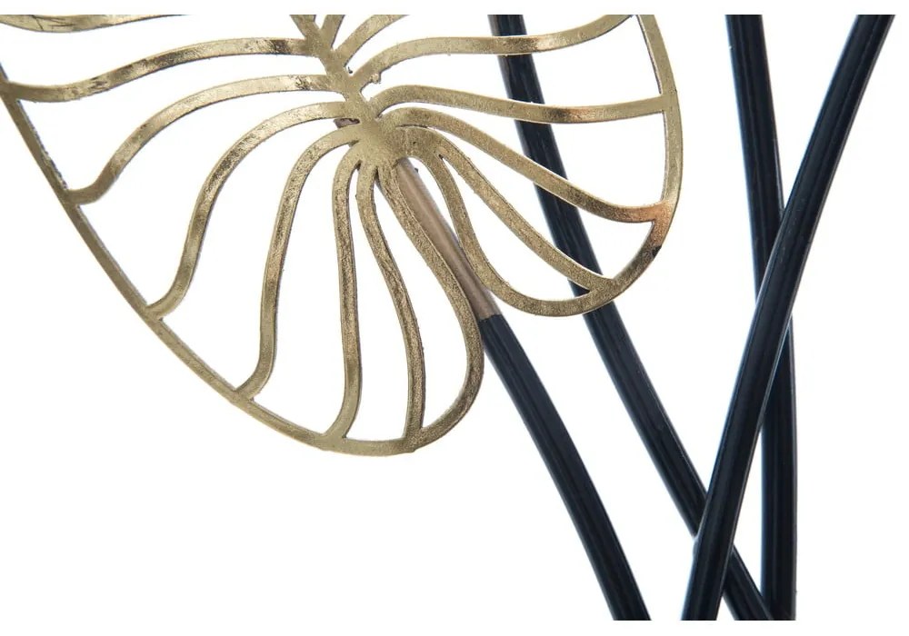 Luxy -B- levél motívumos fali fémdekoráció, 31 x 90 cm - Mauro Ferretti