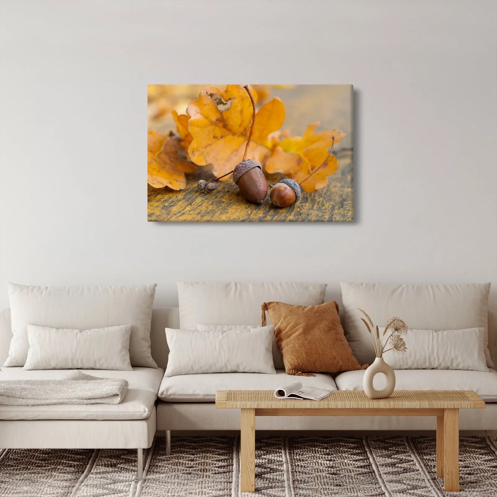 Kép - Őszi makk (90x60 cm)