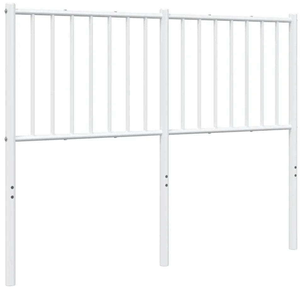 fehér fém fejtámla 120 cm