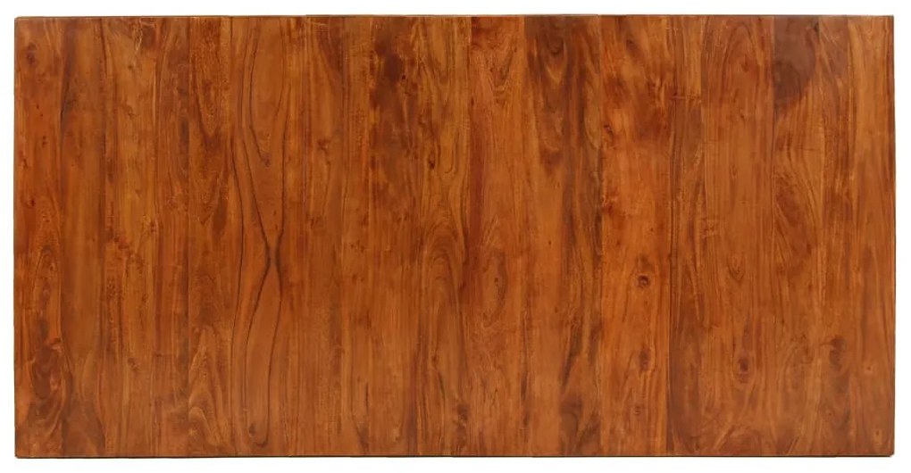 Tömör fa étkezőasztal paliszander felülettel 180 x 90 x 76 cm