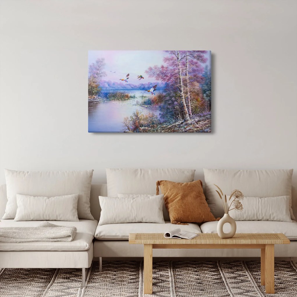 Kép - ősz jön, olajfestmény (90x60 cm)
